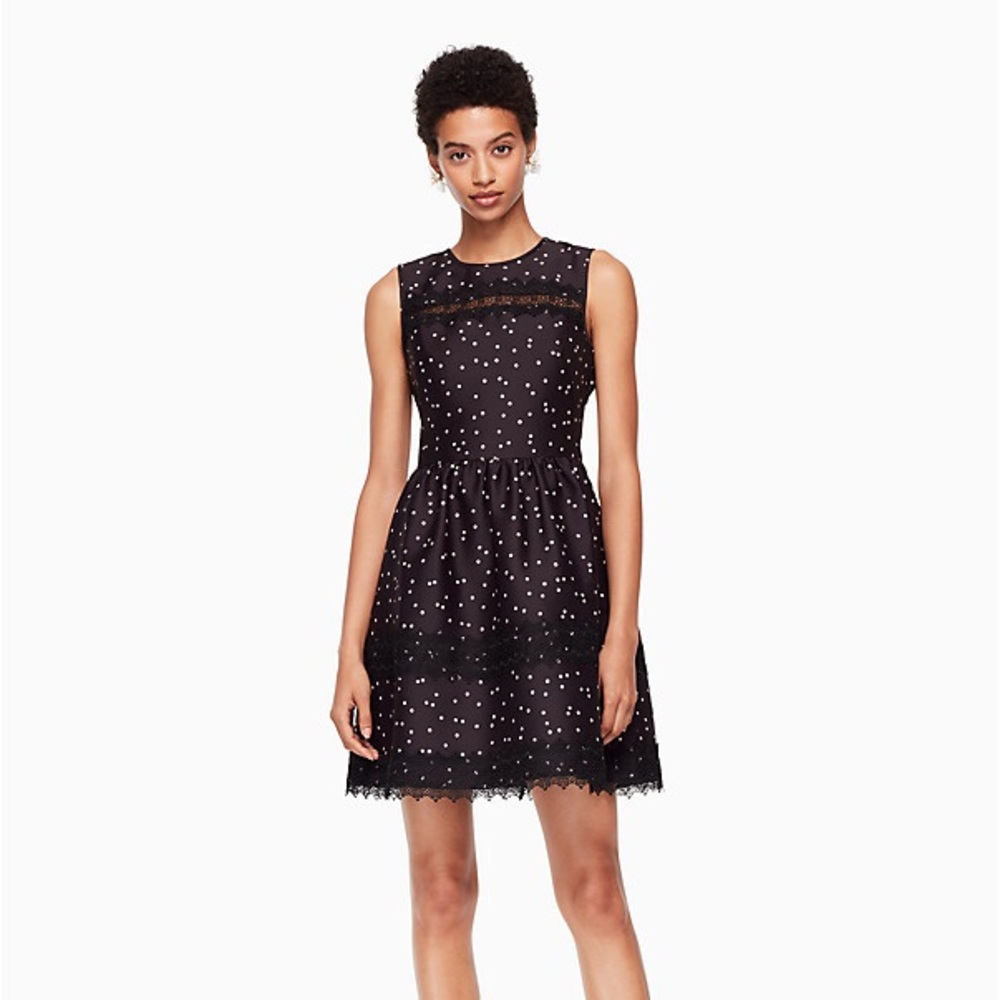 Kate Spade Scatter Dot Mikado Dress